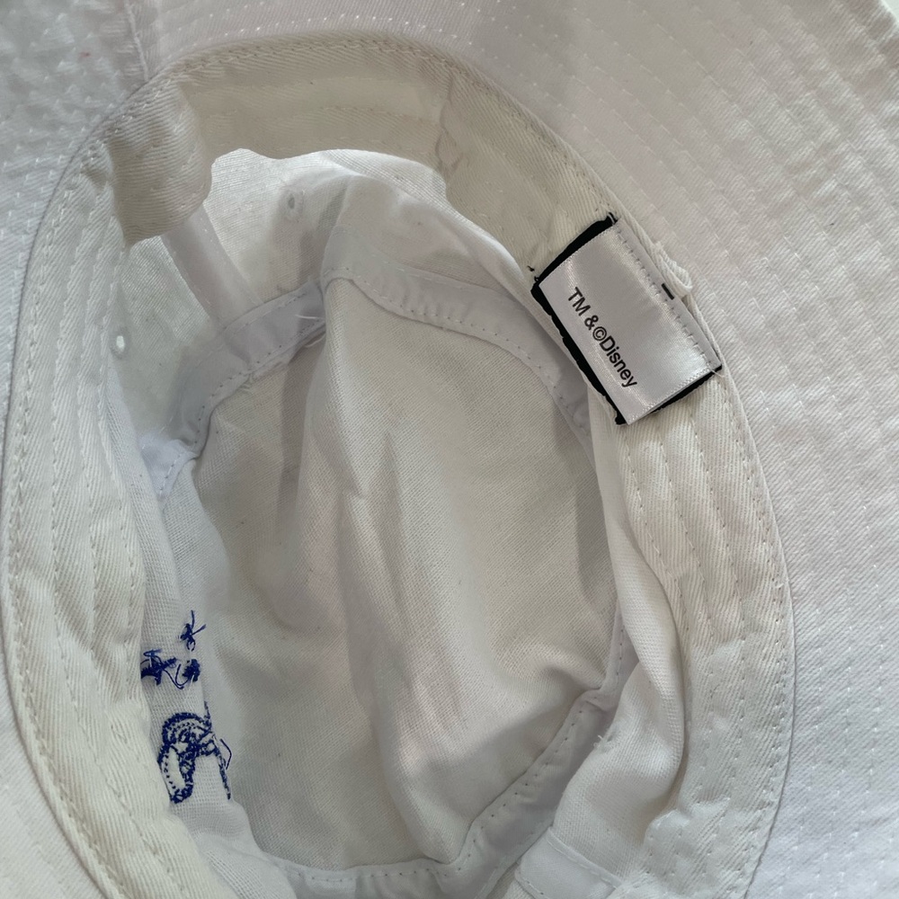 Vintage Style Disney Minnie Mouse Bucket Hat – White Embroidered - Picture 3 of 4